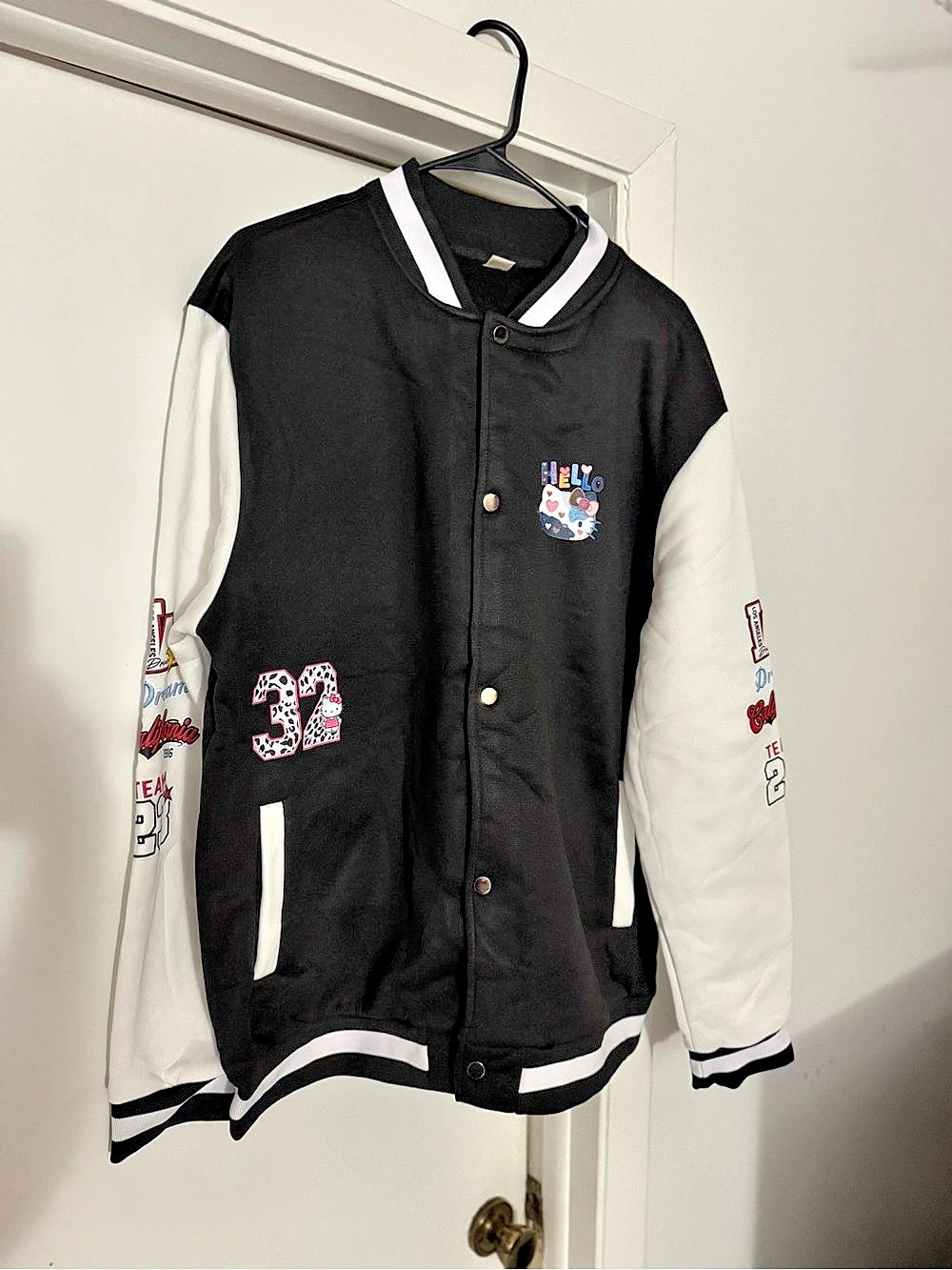 Black & White Varsity Jacket
